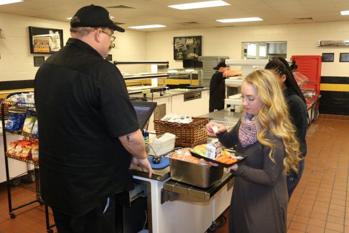 CitFoodServices's tweet photo. Happy Hurricanes....another example of the dedicated cafeteria staff from Citrus High School. https://t.co/PNBhnCpQre
