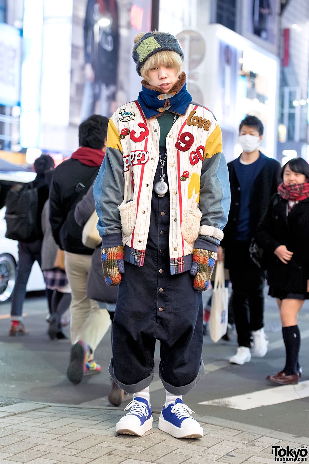Tokyo Fashion on X: Harajuku guy in HEIHEI jacket, Christopher