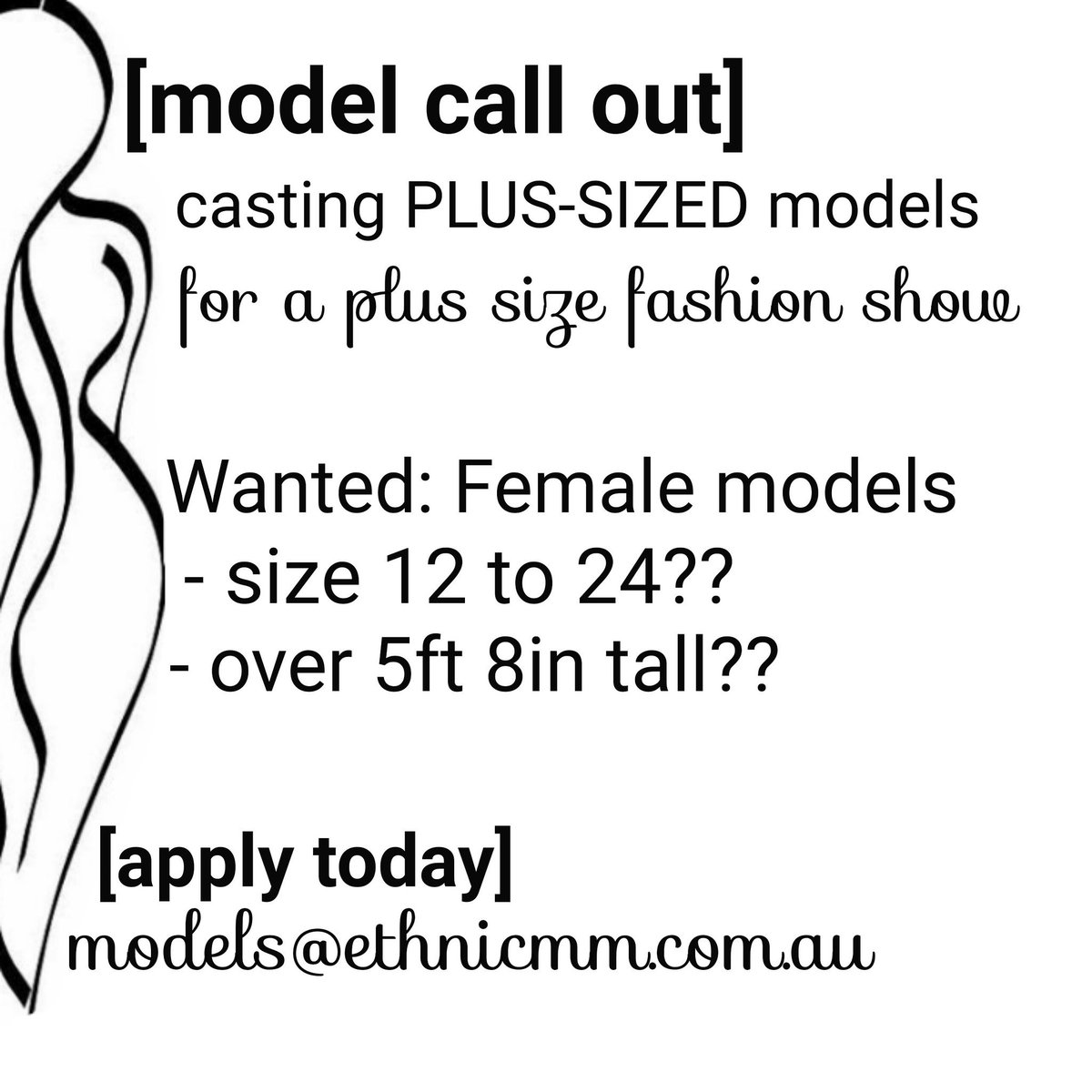 ethnic_models's tweet photo. #plusizemodel #plussizecastingcall #wheremygettemgirlsat #alwayscasting #casting #sydneycasting #castingcall https://t.co/mz2yBOcO9j