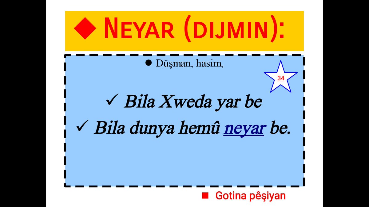 peyvdank's tweet photo. Neyarê bavan, nabê dostê lawan.

#peyvdank @peyvdank #TwitterKurds  #neyar https://t.co/ZaVNPJGmT8