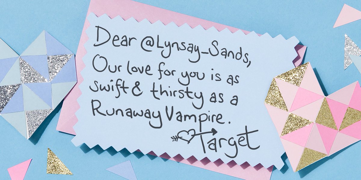 Lynsay_Sands's tweet image. ❤ TY  RT @Target: @Lynsay_Sands Our love story doesn't have an ending... 📖 #TargetLoveNotes