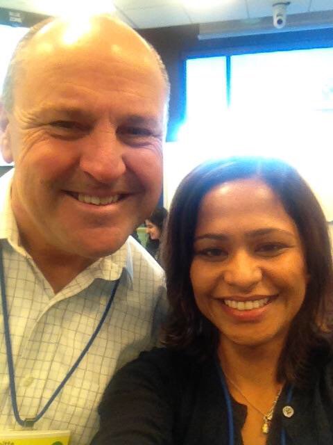 craig_hodgetts's tweet photo. Excited to meet some of our new talent at @DeloitteUniv. Selfie with Keka Mandal @DeloitteOnTech https://t.co/GqbxPQxWew