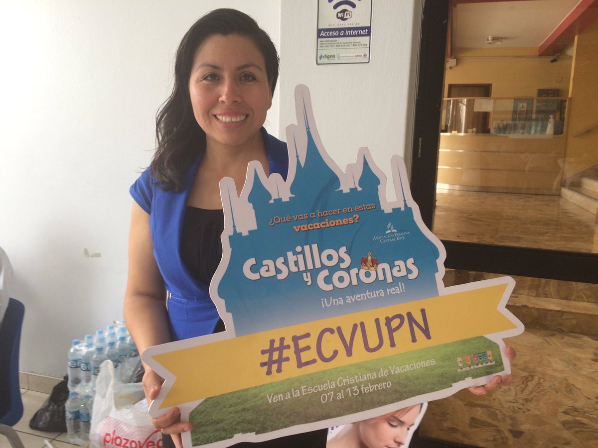 AdventistasAPCE's tweet photo. Participa y promueve la Escuela de Vacaciones Cristiana #ECVUPN en tu Iglesia #APCE https://t.co/n34vp6lkFX