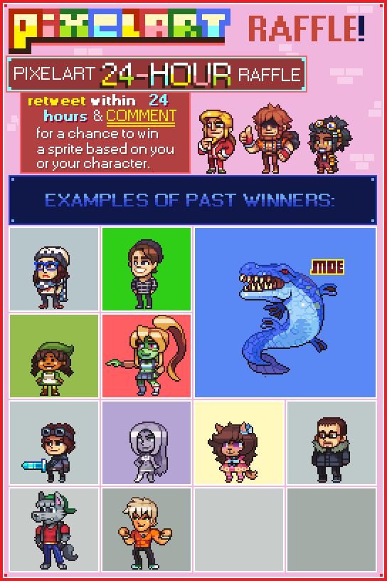 Neoriceisgood's tweet photo. Okay just finished last time's winner, so time for another #pixelart #raffle COMMENT ON THIS POST &amp; RETWEET to join! https://t.co/pz5rRCwYXJ