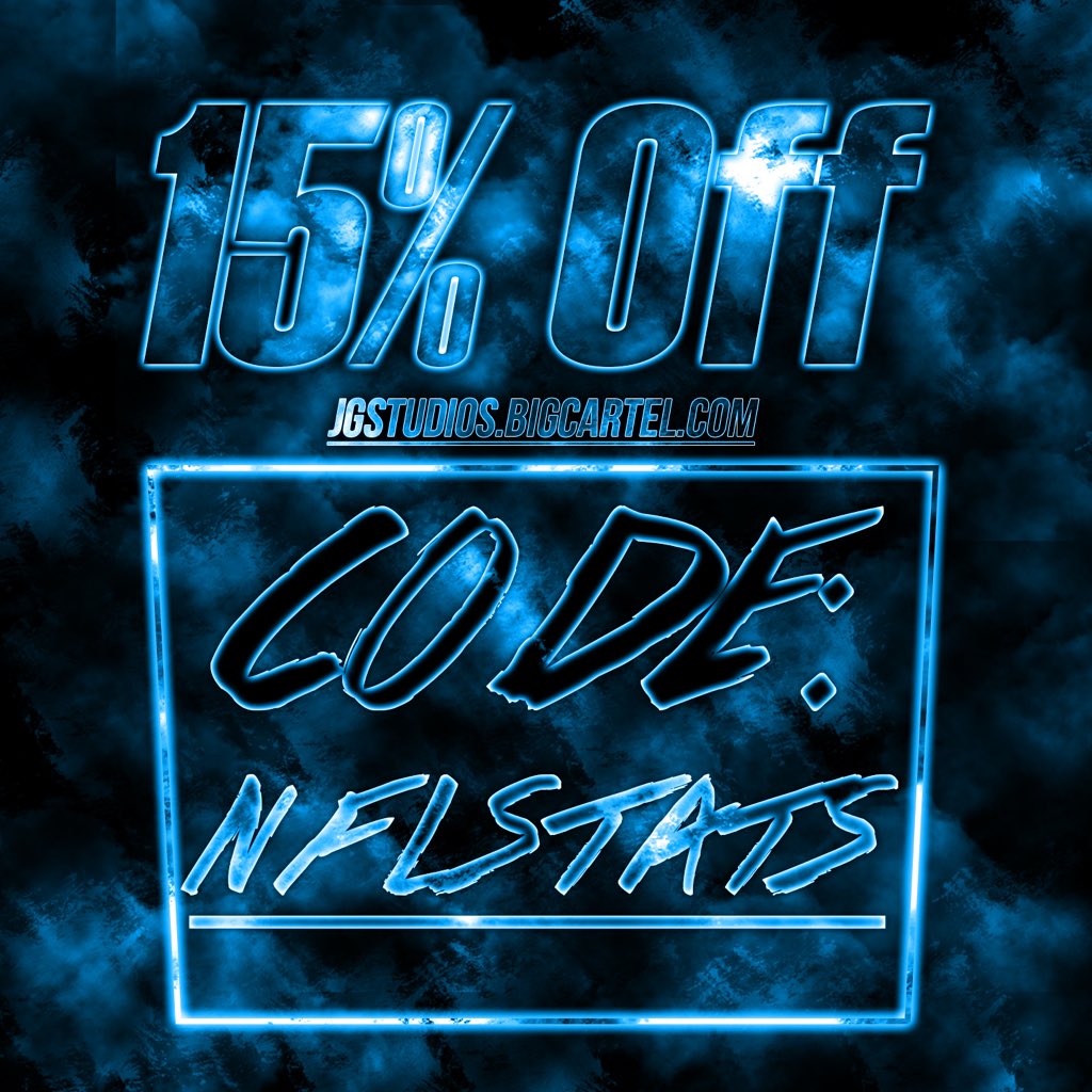 NFLVinez's tweet image. Go check out JG Studios for 15% off personal edits, phone cases, and more!

CODE: NFLStats

jgstudios.bigcartel.com