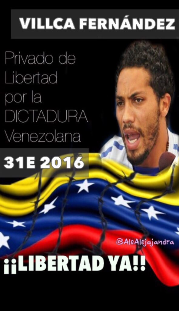 AleAlejajandra's tweet photo. Él es @VillcaFDEZ
11 Días Esposado/Incomunicado en un pasillo #SEBINHelicoide
#YoNoTeOlvido
@Angelvengador15 #AleЯ https://t.co/BHl4Mhbhxu