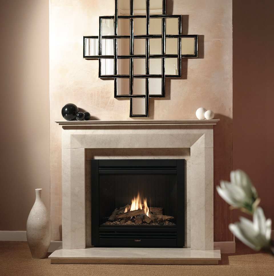 Nice one: #MontpellierNS #California fireplace in premium Bianco Persiano Marble. Tweet us for details! #fabulous