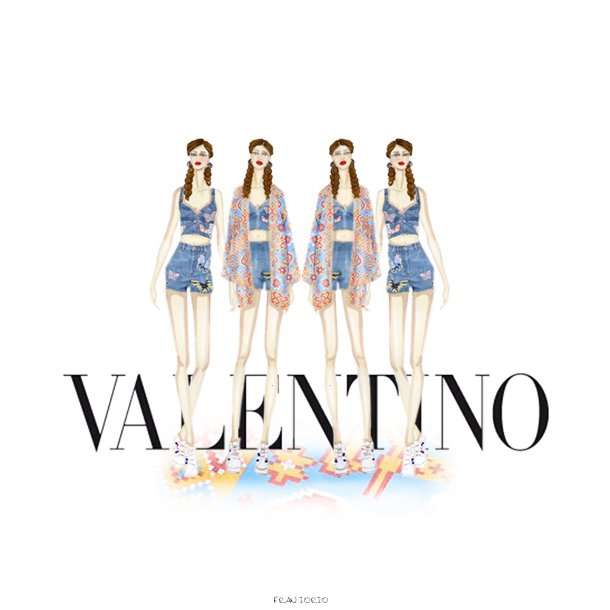 fran_iorioo's tweet photo. denim time for @MaisonValentino illustration by #franiorio https://t.co/5z0a6Ogqel