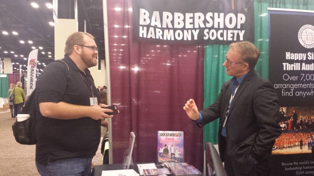 "When I saw it on <a href="/FamilyGuyonFOX/">Family Guy</a>, I Googled 'barbershop videos' and fell in love with it." - told to us at #TMEA16