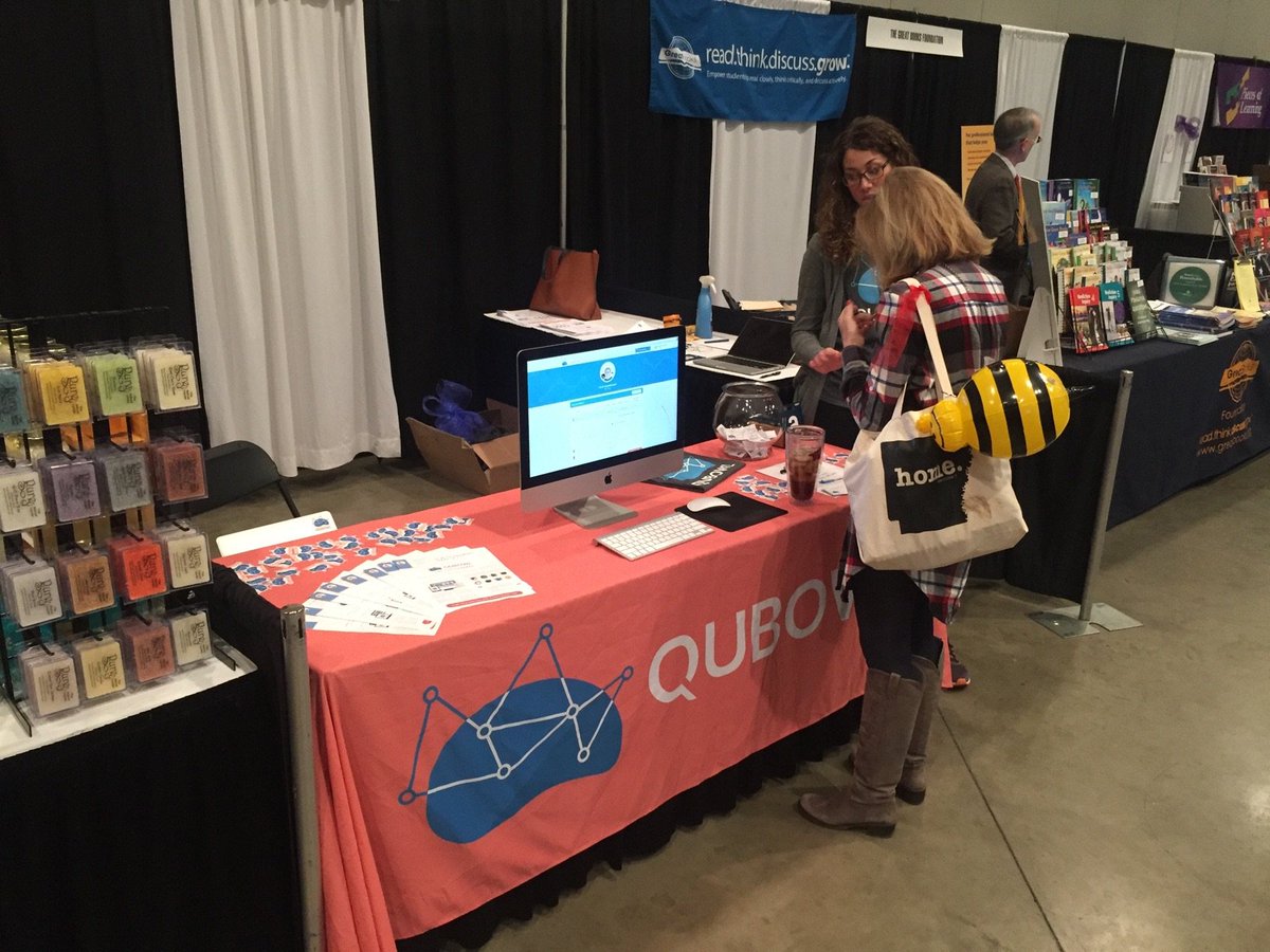 QuBowl's tweet photo. Come by our booth at @agate_ar today! We are raffling off a $25 Amazon gift card and a t-shirt! #agate2016 #qubowl https://t.co/lfvFvyng6Y