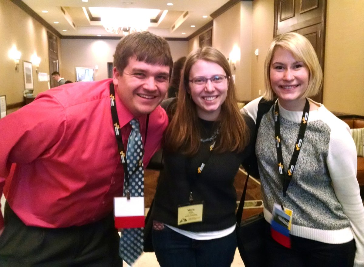 tanmabuck's tweet photo. Different generations of @UWCartLab alum meeting! @Marie_Pichler @GracefulMaps @colterrificmaps #wlia2016 https://t.co/CM06Cxl4PQ