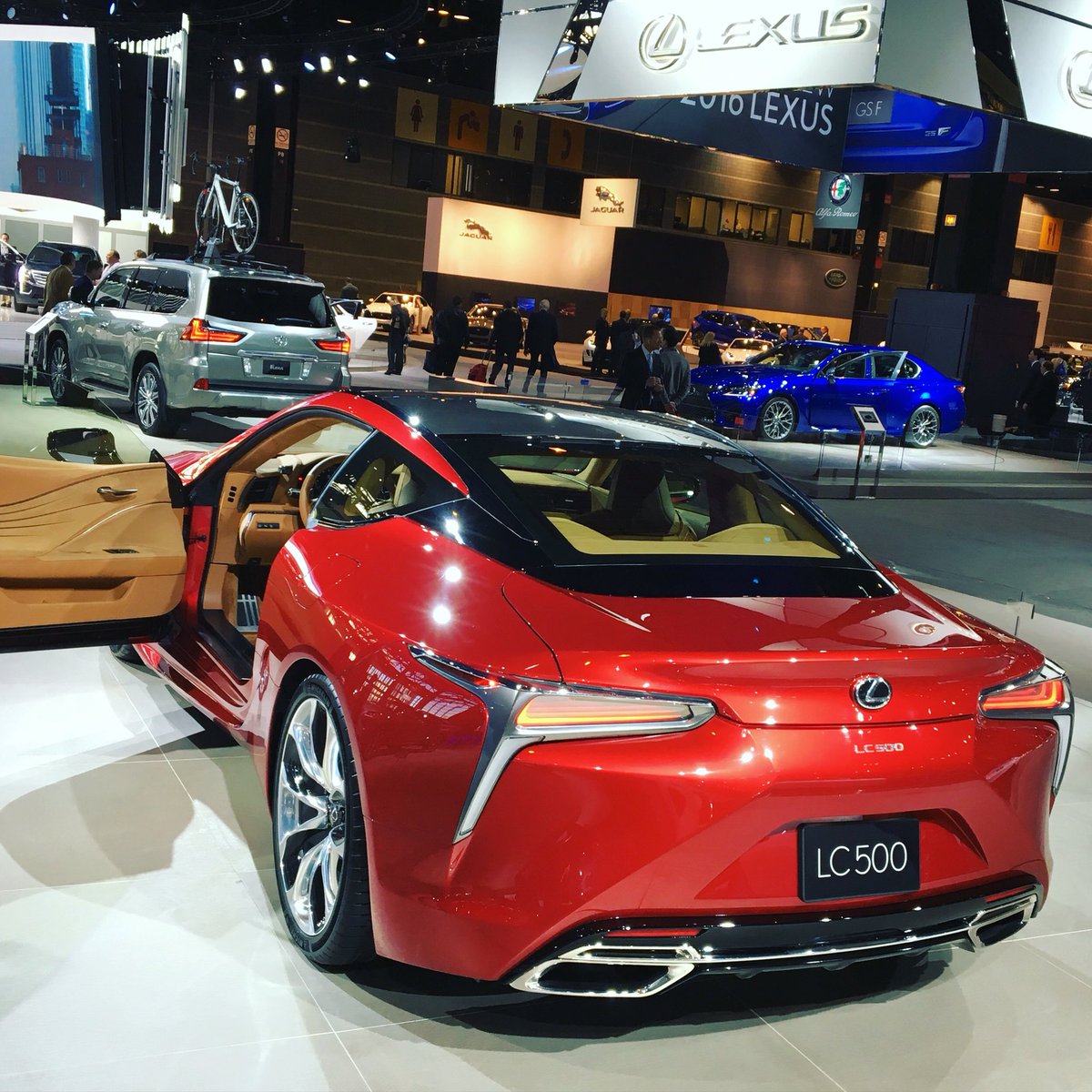LoyalDriven's tweet photo. The @Lexus #LC500 in pre-production (this is pretty much how it will be sold).😍 #CAS16 #LoyalCAS16 https://t.co/fr8SxefrS2