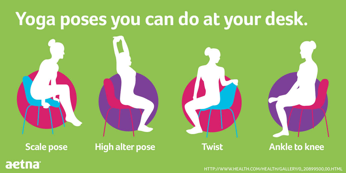 Six Yoga Poses to Practice by your Desk - The Yoga Institute