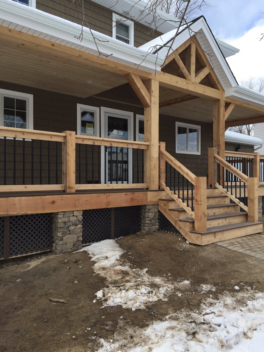 ponceperfection's tweet photo. Rough Sawn cedar porch in Centereach NY. @chippergaines https://t.co/rQY0jTN25P