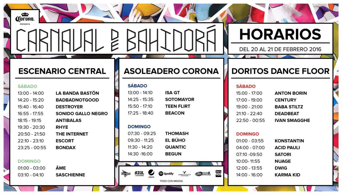 DistritoGlobal's tweet photo. Los horarios oficiales del line up de la #TerraIncógnita de @Bahidora están aquí. Consúltalos: https://t.co/lMD8pZv5De