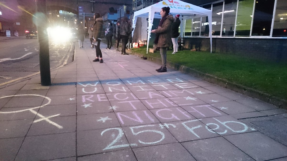 Drop by, say hi and listen to some live music with #ReclaimTheNightMCR we're reclaiming the streets on North Campus