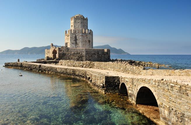 greatcastles's tweet photo. Methoni Castle, Greece. Built in the 13th Century https://t.co/b7I1scH8Ry