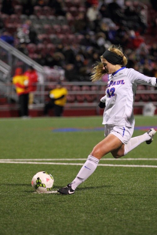 aclwarriorguide's tweet photo. Jess came into freshman preseason @DePaulWSoccer with a torn #ACL. She was a starter soph yr &amp; capt. junior year! https://t.co/wI82yk4U0R