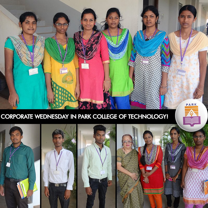 TweettoPark's tweet photo. Corporate Wednesday in Park College Of Technology. Here are few best dressed students! https://t.co/62P4Pq637L