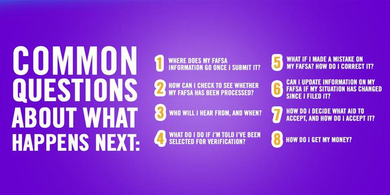 FAFSA's tweet photo. Okay, you’ve filled out the FAFSA. Now what do you do? Find out at https://t.co/PyarI49zo8 https://t.co/AoMn5fzk6l