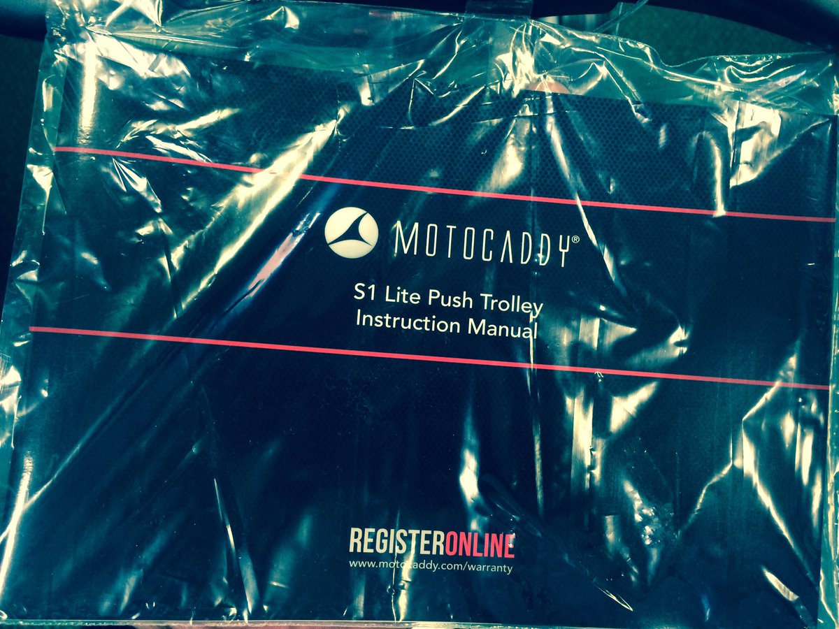 S1 Motocaddy Push Trolley. Only 1 available. #trolley #golf #pushtrolley #motocaddy #S1