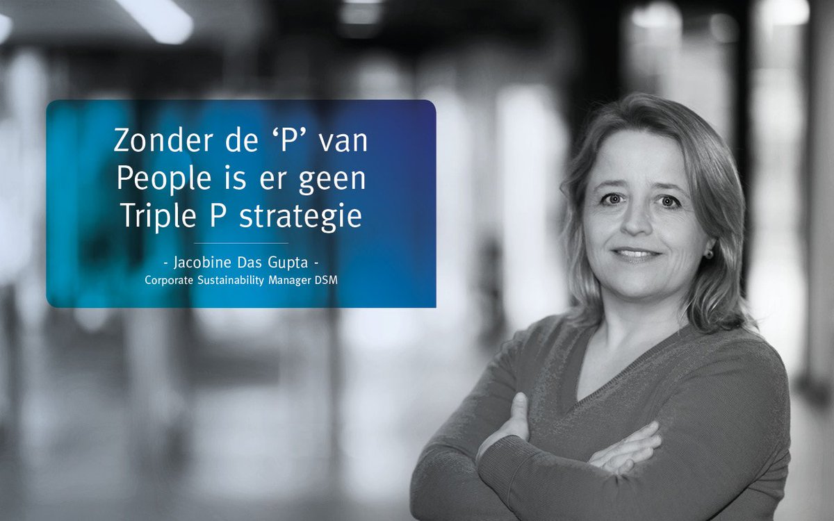 Jacobine Das Gupta van @DSM over belang 'People' voor triple P tijdens #impactday @nrclive