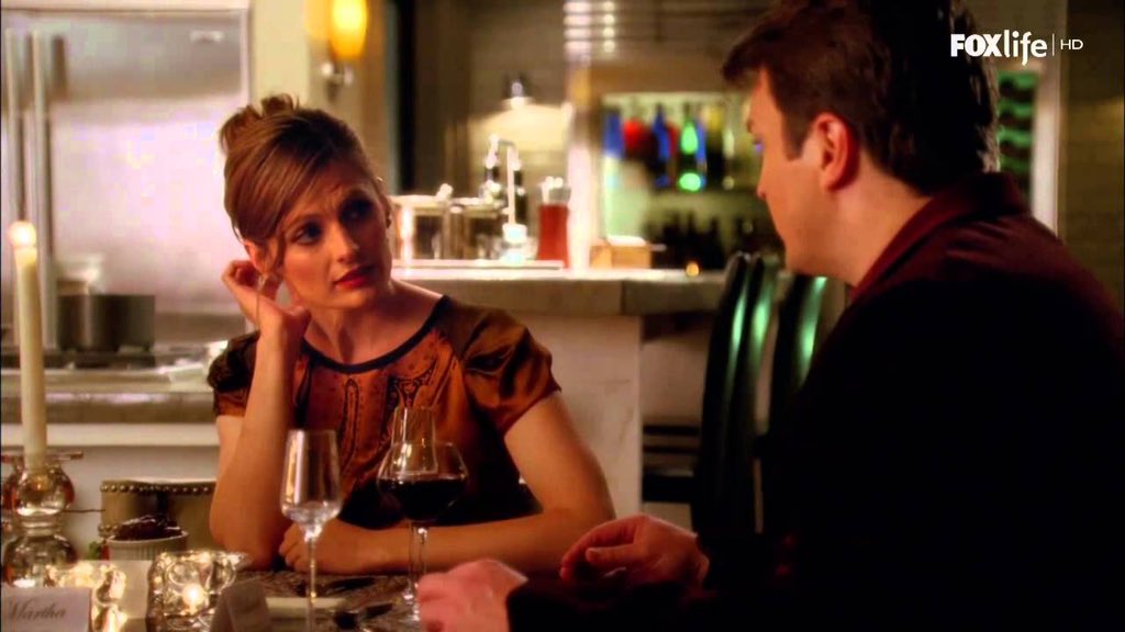 leingh's tweet photo. #RememberWhenCastle Beckett looked at #Castle as to say I really can't believe you said that. Love ❤️ https://t.co/kW5GiCAoyu