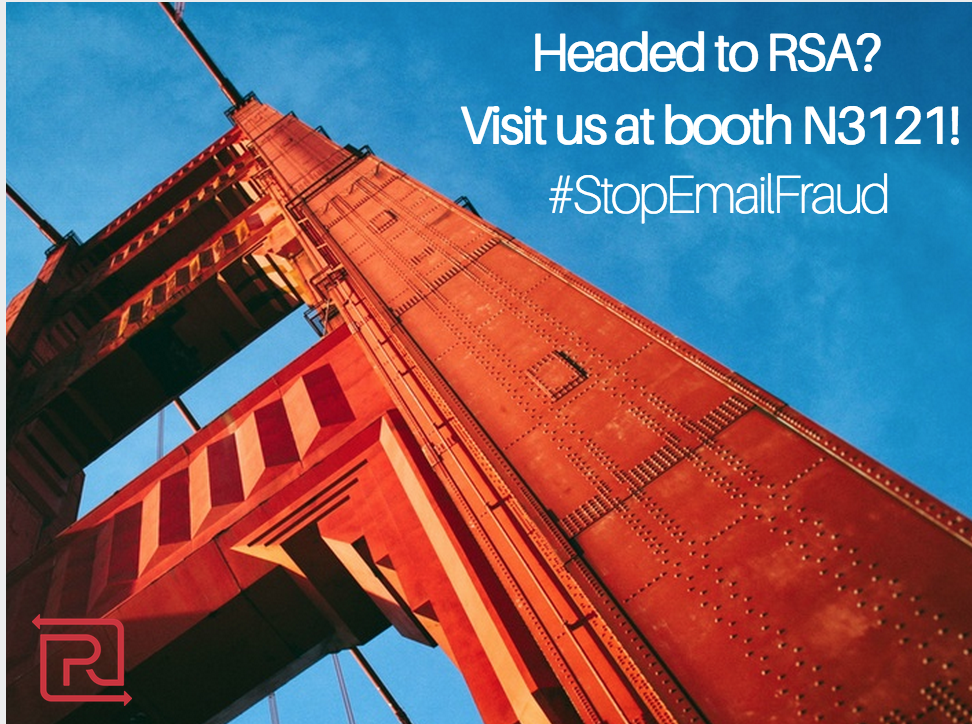 StopEmailFraud's tweet photo. Headed to #RSAC? Stop by #BoothN3121 to find out how to #StopEmailFraud @RSAConference https://t.co/7LUDzPSJ3m