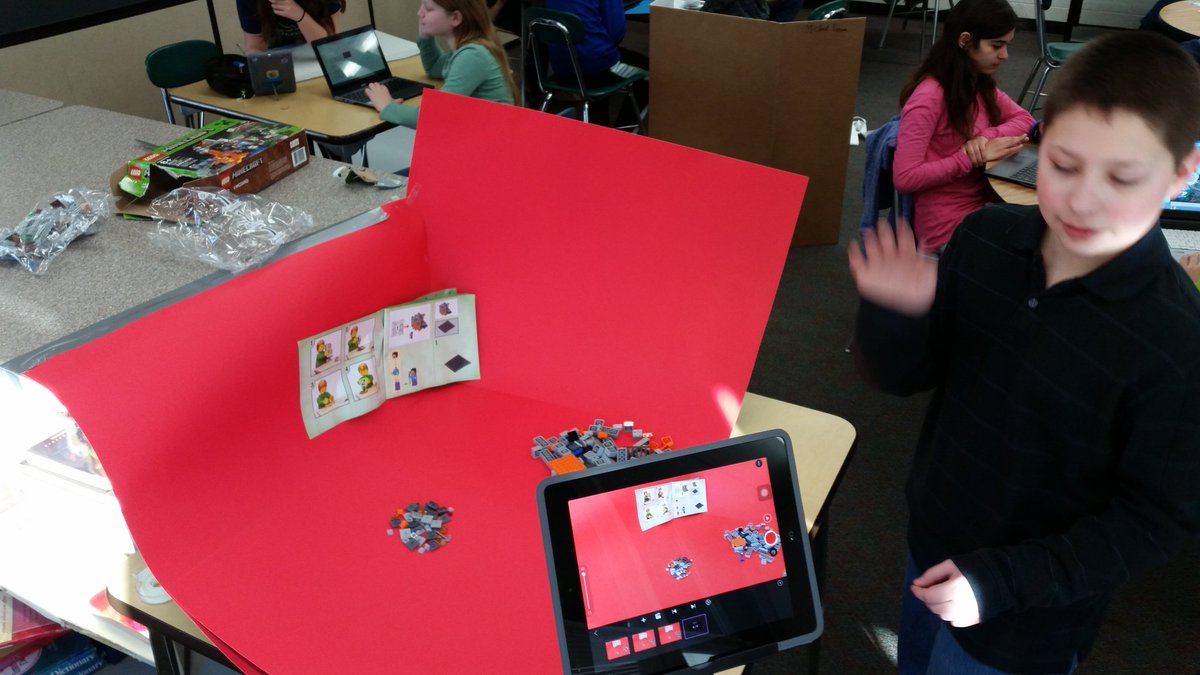 stumpteacher's tweet photo. Stop motion film work at #InnovationDay16 @LJHSLancers https://t.co/naeb7nTHxD