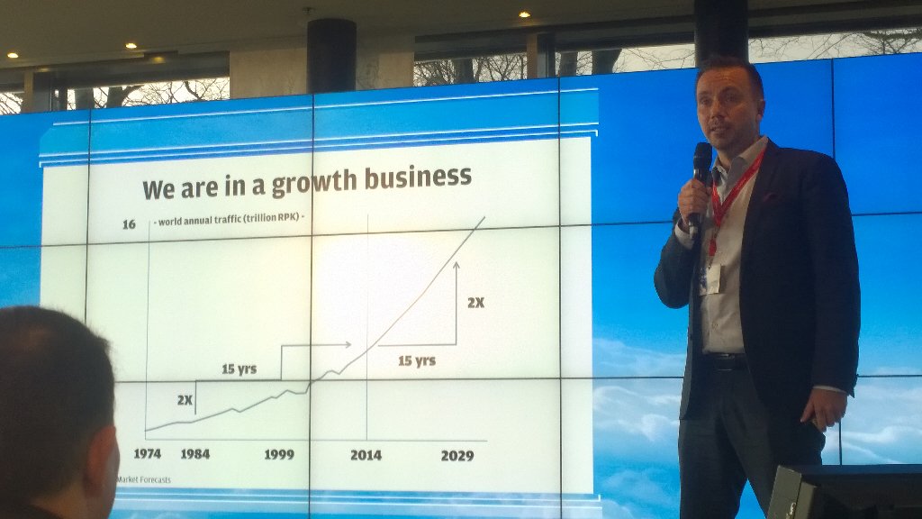 olyapd's tweet photo. Juha Jarvinen, @Finnair, Chief Commercial Officer - We can go to Asia and back within 24 hours. #thinkfuture16 https://t.co/yF3NuV9Vfp