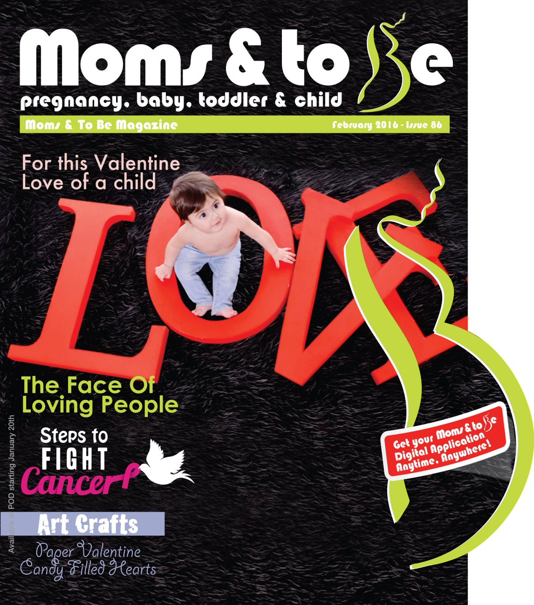 Momsandtobe's tweet photo. February 2016 issue is out! Download Moms &amp; To Be application for the best tips and advices on parenting and kids. https://t.co/CYxIG5UJCN