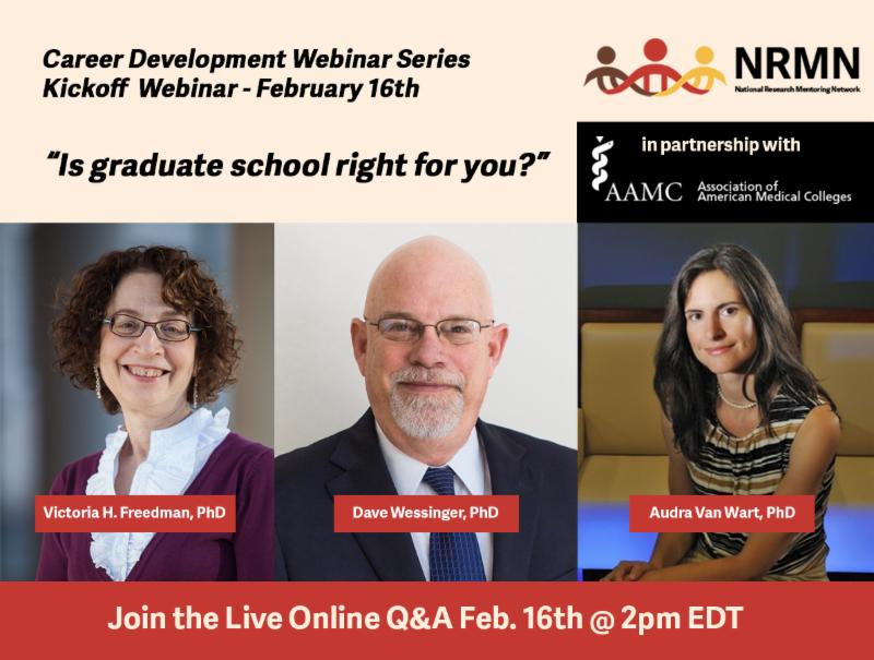 Is grad school right for you? Join us live with <a href="/AAMCtoday/">AAMC</a> for Q&amp;A #nrmnchat Feb.16, 2pm EDT goo.gl/K0fnQR