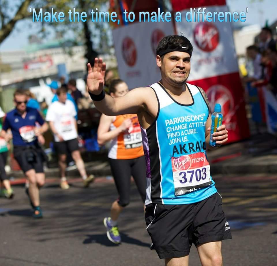 andyraju's tweet photo. ☝'Make a difference'✌ #tbt #vmlm2014 #run #charity #memory #londonmarathon #asics #quotes #life #parkinsonsuk #ff 🏃 https://t.co/kpLPJEdyy9