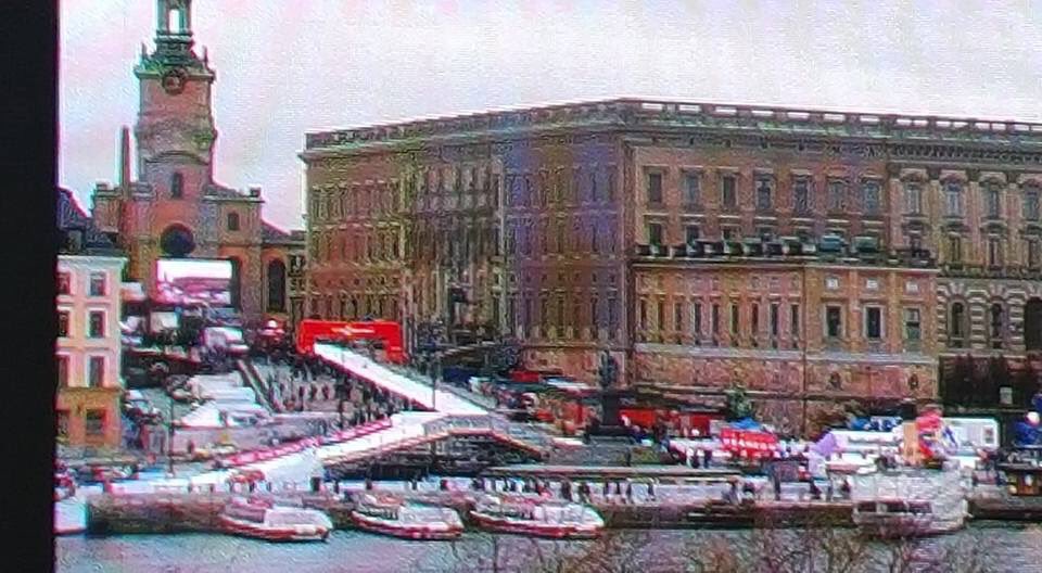 Word Cup Slottssprinten här i Gamla Stan. Spurten uppför Slottsbacken &amp; målgången vid Storkyrkan #slottssprinten