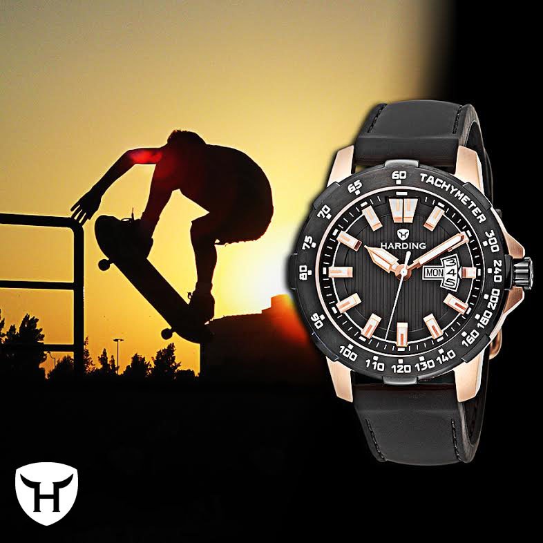 HardingWatches's tweet photo. Aim for new heights and never settle for less than extraordinary. #skateboard #extremesport #watch https://t.co/iSyiibmiCr