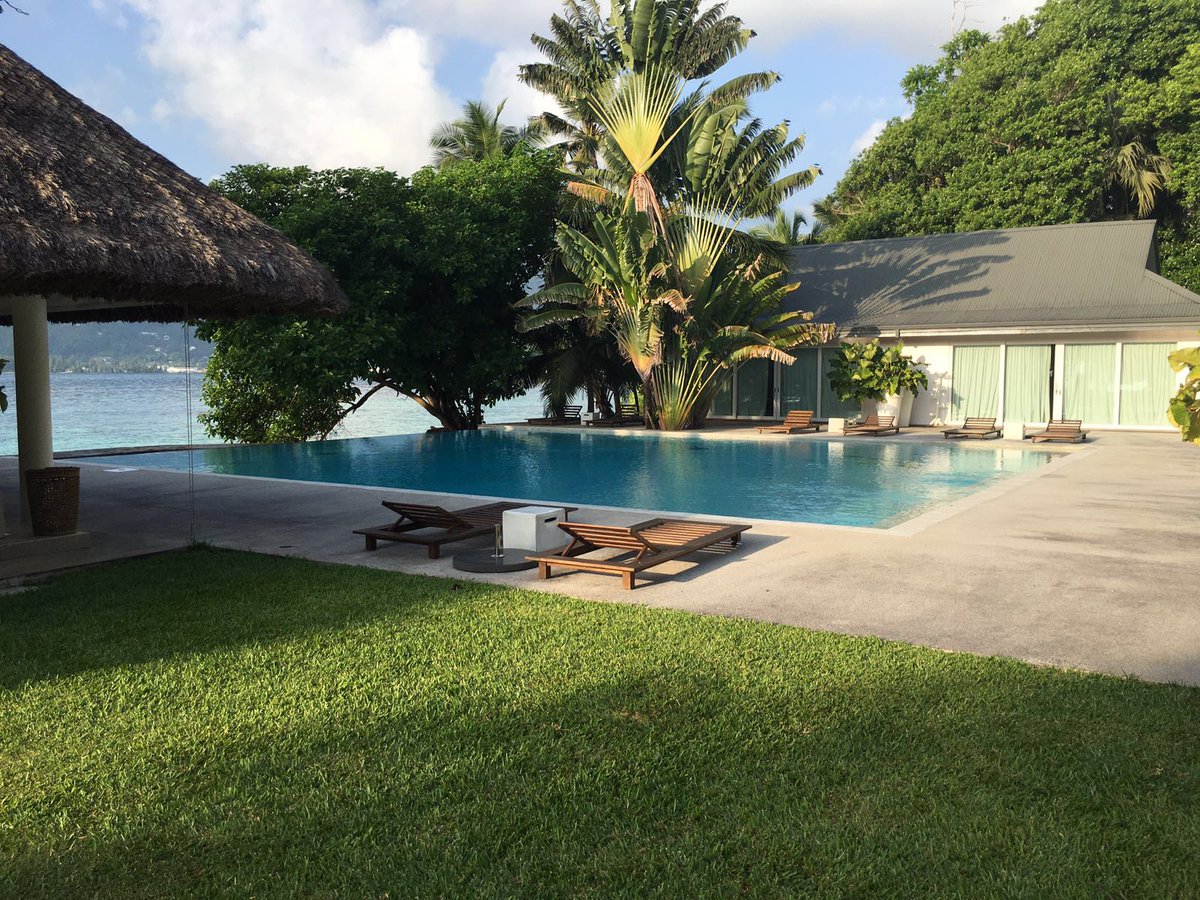 LimtechSecurity's tweet photo. Working hard in the Seychelles @ChrisSnell10 #ToughDayAtTheOffice https://t.co/nMevqcfPis