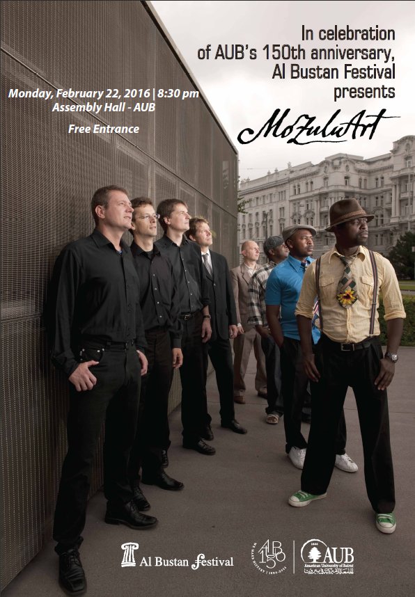 MoZuluArt concert on February 22 at 8:30 PM in Assembly Hall! Free Entrance! #AUB #aubevents