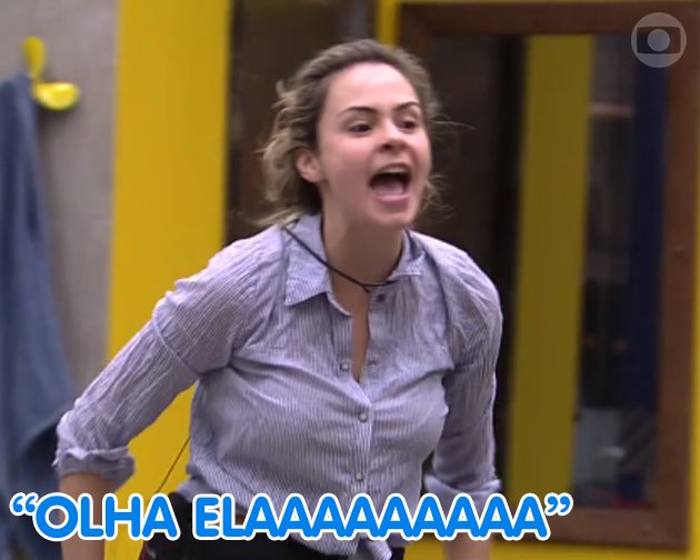 tvglobo's tweet photo. Ana Paula já chegou chegando! #BBB16 https://t.co/uyMg1OonWA https://t.co/0aFBomx8ty