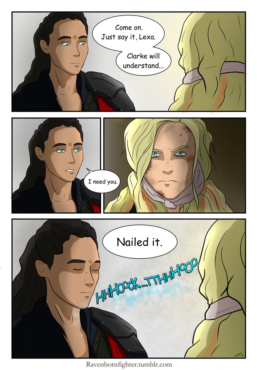 ClexaFanArt's tweet photo. Made by Ravenbornfighter on Tumblr.
#Clexa #Fanart #The100 https://t.co/B3TWhX8Yuk