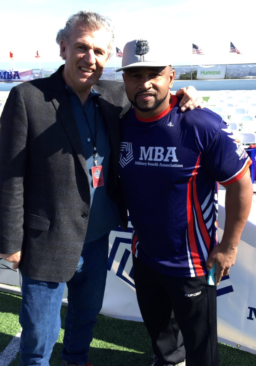 timkrumrie's tweet photo. Ran into these two at the Wounded Warrior Flag Football game. #tbt #LorenzoNeal #DavidFulcher #Bengals https://t.co/z94Zk2gOZy