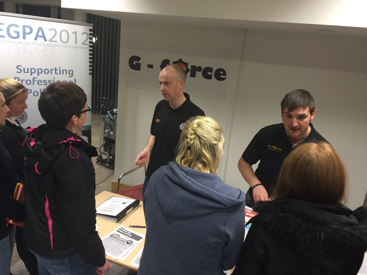 GForceLGBTGarda's tweet photo. Great reception last night at the Garda College Templemore, talking to Student Gardaí about #GForce and its work https://t.co/lsZwsr0heK
