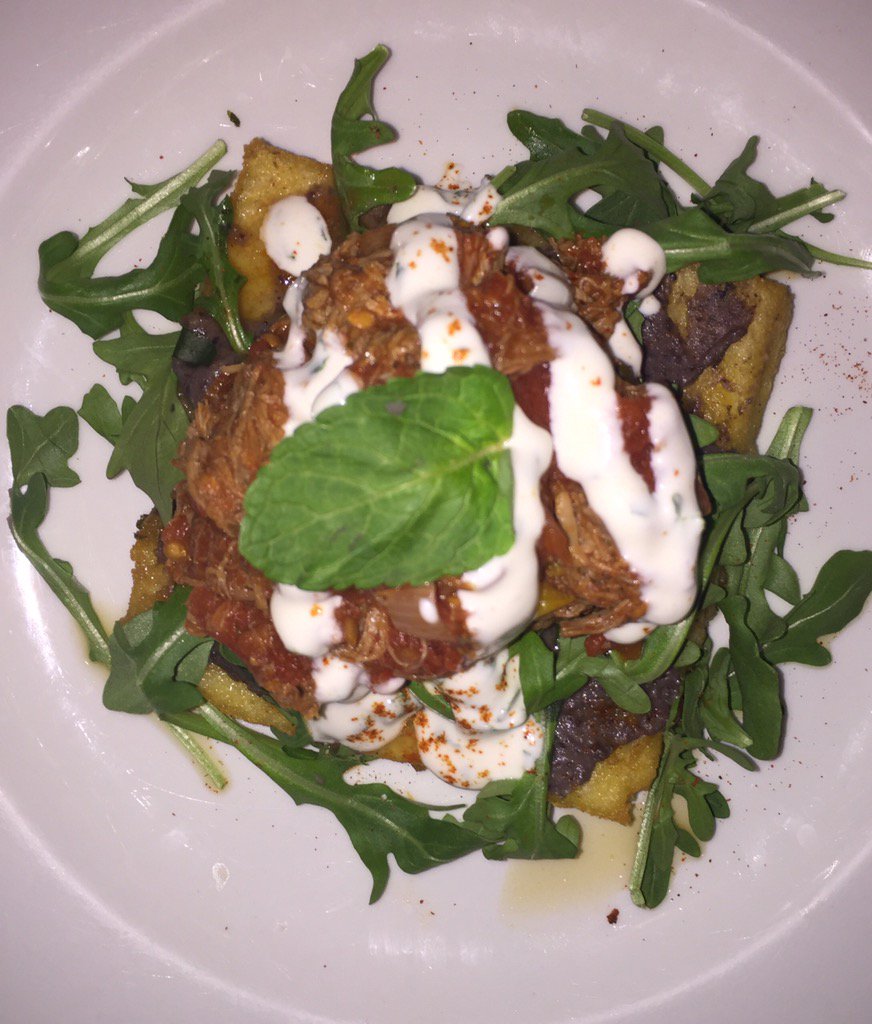 RealCindyWilkes's tweet photo. Come in for #feBREWary #Embittermint on now paired w/ app of Braised Spicy Beef Sopes w/mint crema @beausallnatural https://t.co/YX3oMHz2m8