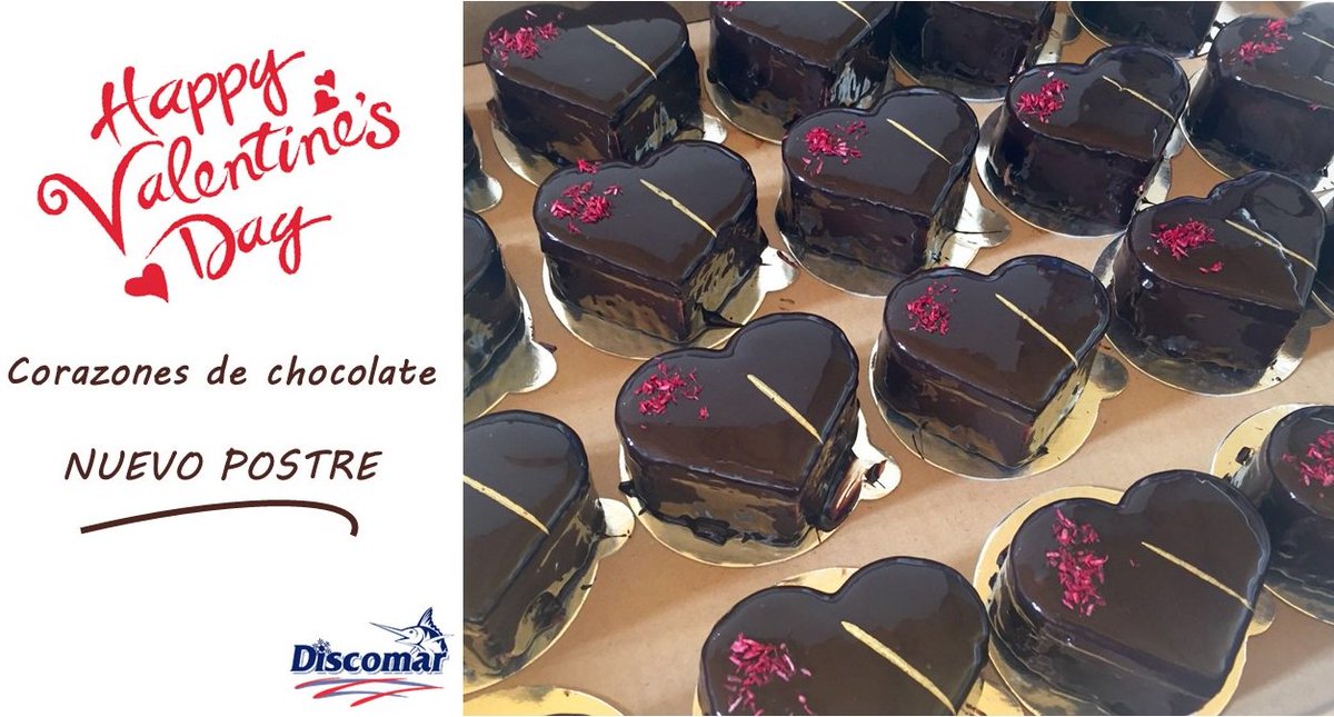 Discomar_'s tweet photo. Os presentamos el #postre para #SanValentin : Corazones de chocolate. (¡¡¡NUEVO PRODUCTO!!!) #congelados #discomar https://t.co/FksUColJiE