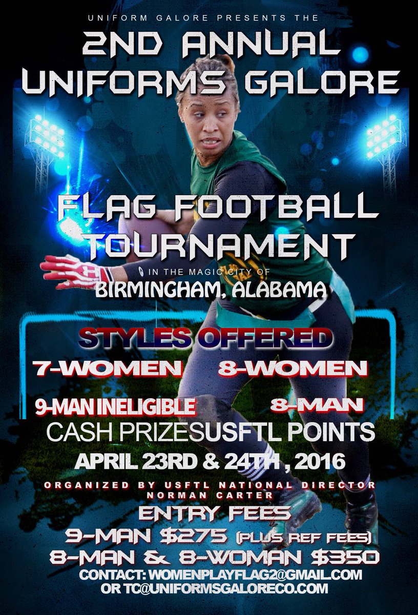 WomensFFN's tweet image. Uniforms Galore tournament Apr 23rd &amp;amp; 24th. I will be in charge of the Women&apos;s division
