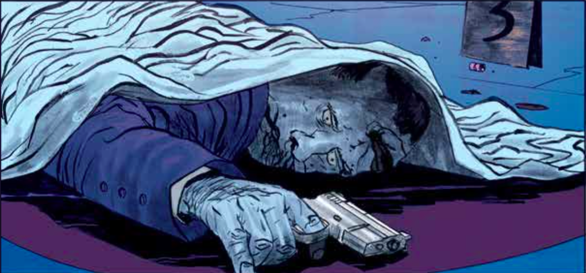 AIPTcomics's tweet photo. #LastContract #2 is brutal &amp; pulls no punches. Recommended! #comics @edbrisson @boomstudios https://t.co/MdA0S09Om1 https://t.co/kLCRhQiR7i