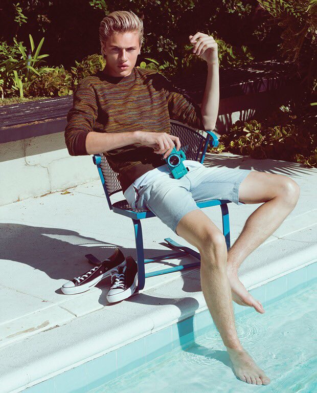 XYmodeIs's tweet image. Sean O’Pry &amp;amp; Lucky Blue Smith for Penshoppe S/S 2016