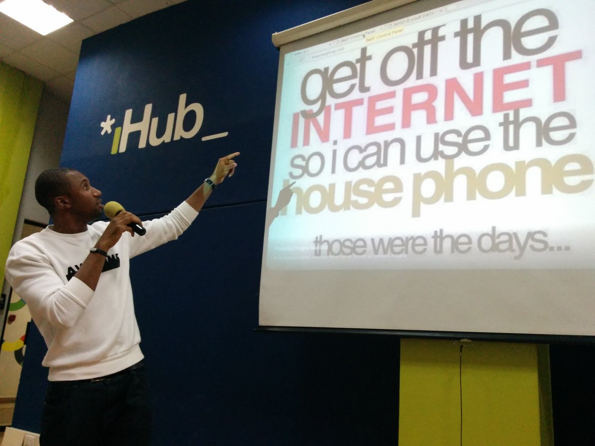 AfricaHackon's tweet photo. @BRIGHTZEED giving a walk through on social engineering cc @iHub @mlabeastafrica #infosec https://t.co/GEoJe3F2Np