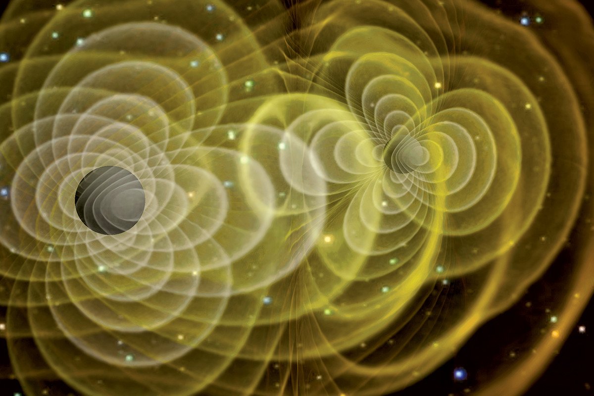 newscientist's tweet photo. Revolution in physics as #gravitationalwaves are seen for the first time https://t.co/IAU6ANt948 #LIGO https://t.co/lKgUd3nPTx