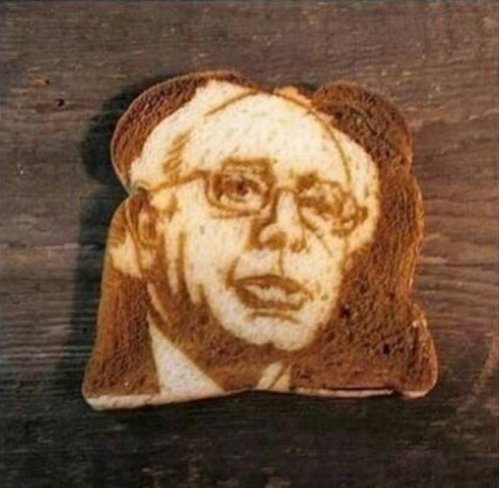 When you Bern your toast.