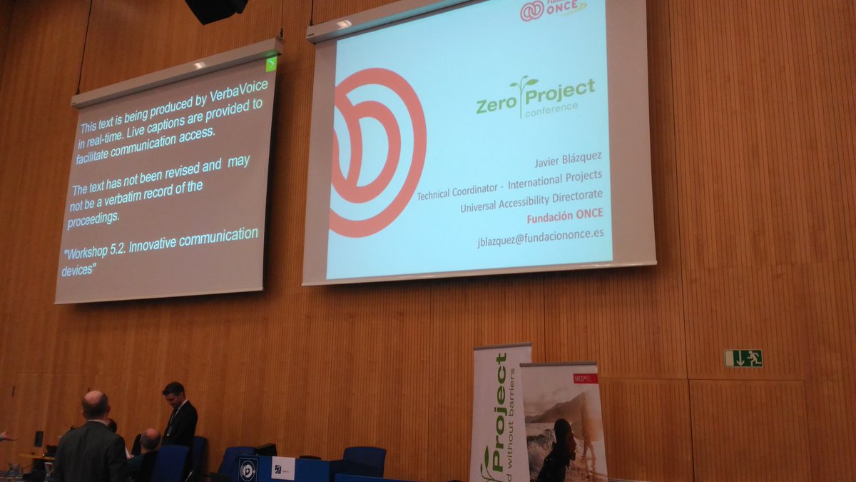 Presentación de proyectos <a href="/Cloud4all7FP/">Cloud4all Project</a> <a href="/p4allnews/">Prosperity4All</a> de <a href="/Fundacion_ONCE/">Fundación ONCE</a> <a href="/ILUNION/">ILUNION</a> en #ZeroCon16 #vienna